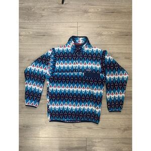 Patagonia Synchilla Snap-T Fleece‎ Pullover Size XS Forest Carpet Deep Sea Blue